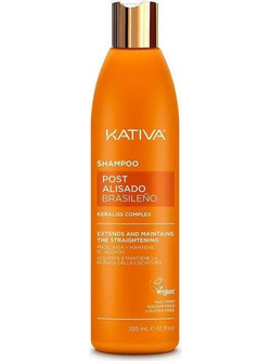 Kativa Post Alisado Brazileno Keraliss Complex Σαμπουάν Κερατίνης για Επανόρθωση 355ml