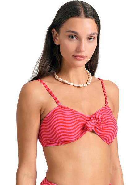 Funky Buddha Bikini Top Strapless Φούξια FBL011-114-16T