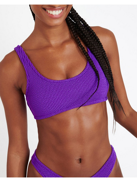 Banana Moon Bikini Top Μπουστάκι Μωβ JUSTIN-POPCORN-MFQ25
