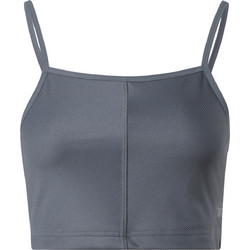 Reebok Yoga Γυναικείο Αθλητικό Crop Top Ανθρακί 100037447