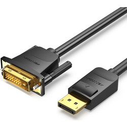 Vention Καλώδιο DisplayPort to DVI Male 1m Black HAFBF