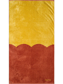 Kentia Awa 03 Πετσέτα Θαλάσσης Κίτρινη 80x160cm 78206