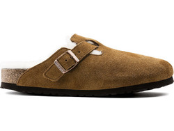 Birkenstock Classic Boston Suede Leather 100114-MINK