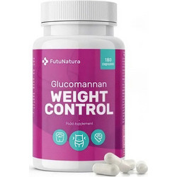 FutuNatura Glucomannan Weight Control Συμπλήρωμα Διατροφής 180 Ταμπλέτες