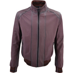 Leather 100 Ανδρικό Μπουφάν Χειμωνιάτικο Δερμάτινο Μπορντό 07-M-620ORG-KRT