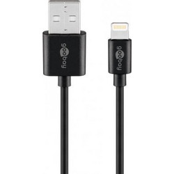 Goobay USB-A to Lightning Cable 1m Black 4040849635236