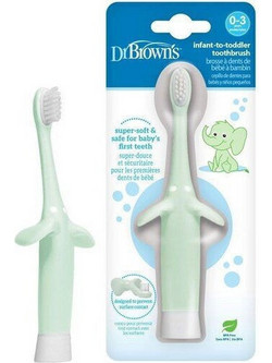 Dr. Brown's Elephant Soft Παιδική Oδοντόβουρτσα Πράσινη