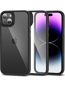 Tech-Protect Magmat Back Cover Black/Clear (iPhone 15)