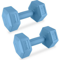 Spokey Monster 944047 Σετ Βαράκια Εξάγωνα Βινυλίου 2x2kg
