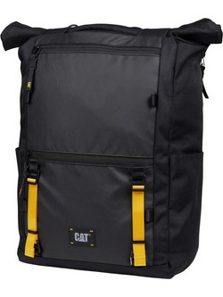CAT Utility Rolltop 84840-01 Σακίδιο Πλάτης 28lt Μαύρο