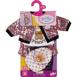 Zapf Creation Baby Born Glam Outfit Σετ Ρούχων για Κούκλα