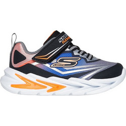 Skechers Παιδικά Sneakers με Φωτάκια Navy Μπλε Πορτοκαλί 400139N-BKSL