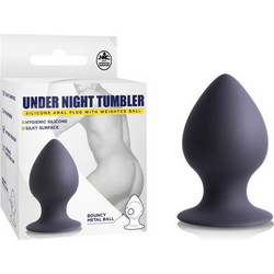 NMC Under Night Tumbler with Weighted Ball Πρωκτική Σφήνα Μαύρη