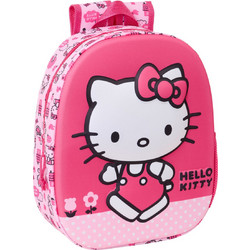 Safta Hello Kitty Σχολική Τσάντα Πλάτης Νηπιαγωγείου Ροζ 622570890