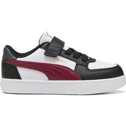 Puma Caven 2.0 Παιδικά Sneakers Λευκά Μπορντό Μαύρα 393839-59