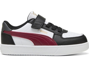 Puma Caven 2.0 Παιδικά Sneakers Λευκά Μπορντό Μαύρα 393839-59
