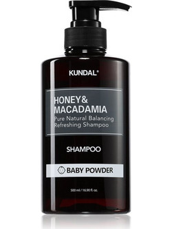 Kundal Baby Powder Σαμπουάν για Επανόρθωση για Ξηρά & Ταλαιπωρημένα Μαλλιά 500ml
