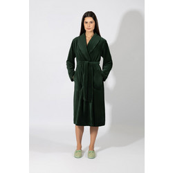 Harmony Γυναικεία Ρόμπα Χειμωνιάτικη Fleece Κυπαρισσί 409712