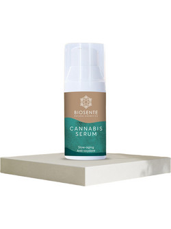 Biosente Cannabis Αντιγηραντικό Serum Προσώπου με Γάλα Γαϊδούρας Εκχύλισμα Σαλιγκαριού & Κάνναβη 35ml