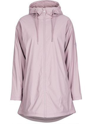 Roxy Rain Road Γυναικείο Μπουφάν Χειμωνιάτικο Softshell Μακρύ Αδιάβροχο Ροζ ERJJK03671-PJQ0