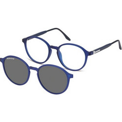 Sunoptic TRC-184B Ανδρικός Σκελετός Γυαλιών Οράσεως με Clip-On Κοκάλινος Μπλε