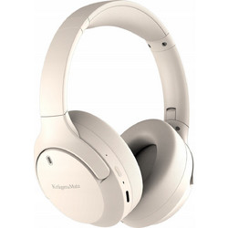 Kruger & Matz Street 4 Ενσύρματα & Ασύρματα Bluetooth Ακουστικά Over Ear με Noise Cancelling Μπεζ