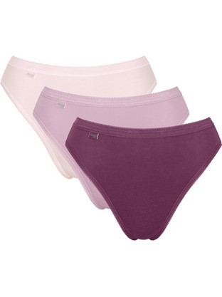 Sloggi Ψηλόμεσα Γυναικεία Slip 3Pack 10222391-V013