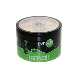 Maxell 275736.40.TE Εγγράψιμα DVD+R 16x 4.7GB Cake Box 50τμχ