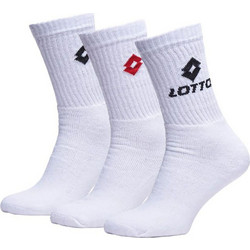 Lotto Ανδρικές Κάλτσες Ψηλές με Σχέδια Λευκές 3Pack L47036-07R