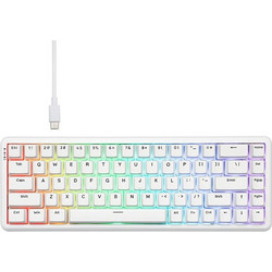Ajazz AK680 Max Μηχανικό Gaming Πληκτρολόγιο 65% RGB White