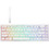 Ajazz AK680 Max Μηχανικό Gaming Πληκτρολόγιο 65% RGB White
