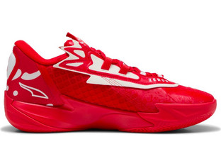 Puma Scoot Zeros II Ανδρικά Αθλητικά Παπούτσια για Μπάσκετ Κόκκινα 312223-03