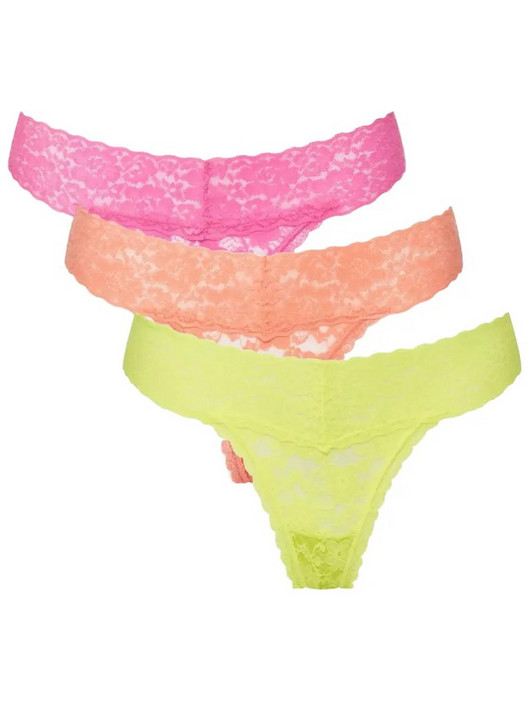 Guess Γυναικεία String με Δαντέλα 3Pack O5RG18KC5L0-F26W
