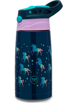 CoolPack Unicorn Παιδικό Παγούρι Θερμός Ανοξείδωτο με Καλαμάκι Πολύχρωμο 350ml