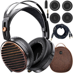 Fiio FT7 Ενσύρματα Ακουστικά Hi-Fi Over Ear Μαύρα Καφέ