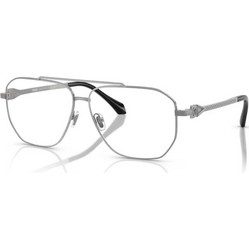 Versace VE1307 1001 Ανδρικός Σκελετός Γυαλιών Οράσεως Μεταλλικός Ασημί