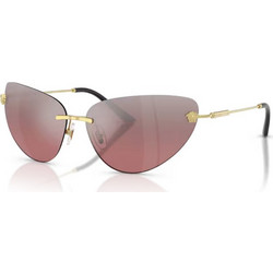 Versace VE2281 10027E Γυναικεία Γυαλιά Ηλίου Cat Eye Μεταλλικά Χρυσά με Ροζ Φακό