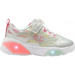 Champion Παιδικά Sneakers με Φωτάκια Μπεζ Χρυσά Κοραλί S33235-EM009