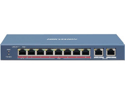 Hikvision DS-3E1310HP-EI Unmanaged L2 Switch με 8 Θύρες Ethernet 1000Mbps και 2 SFP θύρες