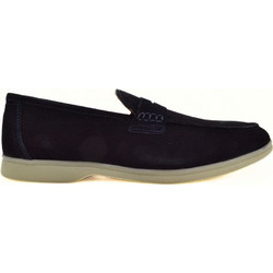 Hawkins Ανδρικά Μοκασίνια Loafers Καστόρινα Navy Μπλε DR30100