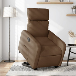 vidaXL Πολυθρόνα Relax με Υποπόδιο Ανακλινόμενη Καφέ 3206721