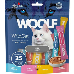 Woolf Wildcat Soft Snack Cream Mix 25x14gr