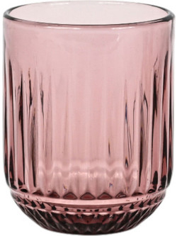 Ankor Σετ Ποτήρια Νερού Γυάλινα Μωβ 260ml 6τμχ 8492-04
