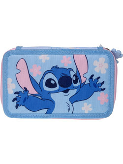 Stor Stitch Κασετίνα Γεμάτη με 2 Θήκες Γαλάζια 119608516