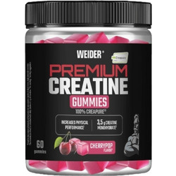 Weider Premium Creatine Creapure Gummies Cherry Pop 60 Ζελεδάκια