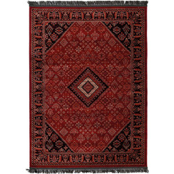 Royal Carpet Afgan Χαλί Ορθογώνιο 100x160cm 306A Dark Red Black