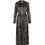 DKNY Midi Βραδινό Φόρεμα Σεμιζιέ Μαύρο DJ5D9151-OK9