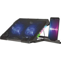 Arrango AC60909 Cooling Pad Laptop έως 15" με 2 Ανεμιστήρες & Φωτισμό