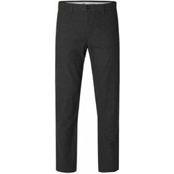 Selected Ανδρικό Παντελόνι Chino Ελαστικό Slim Εφαρμογή Ανθρακί 16092753