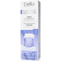 Delia Satine 3 Minutes Αποτριχωτική Κρέμα Σώματος & Ευαίσθητης Περιοχής 100ml